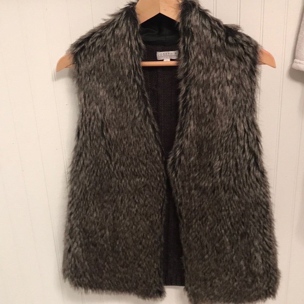 Faux-fur vest